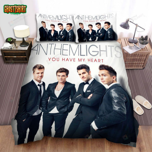 Anthem Lights Album Cover You Have My Heart Bed Sheets Spread Comforter Duvet Cover Bedding Set