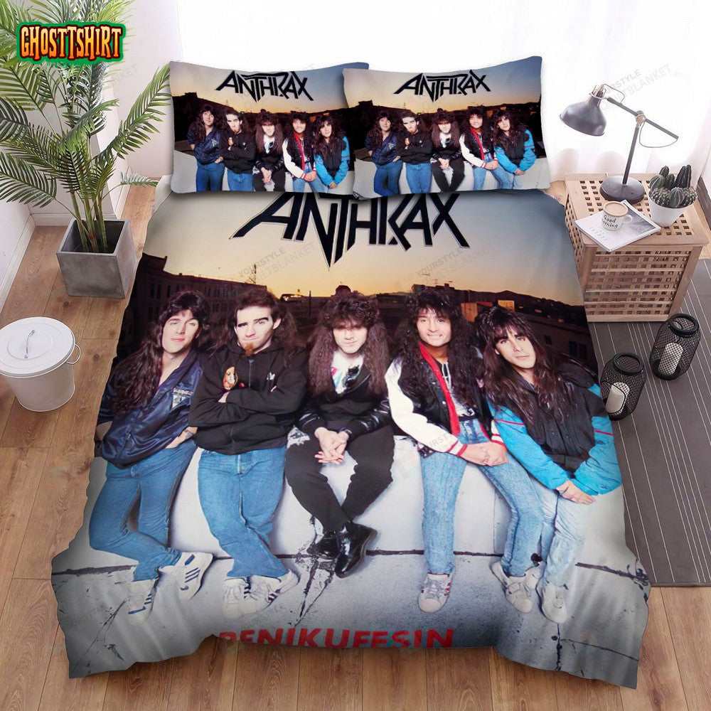 Anthrax Band Members Bed Sheets Spread Comforter Duvet Cover Bedding Set