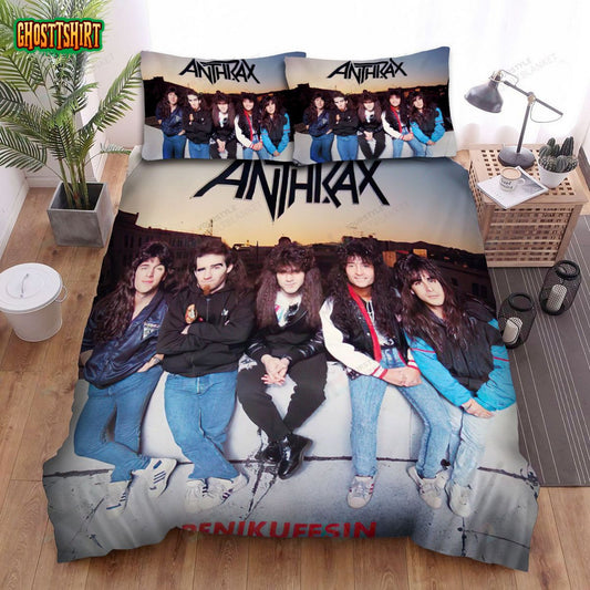 Anthrax Band Members Bed Sheets Spread Comforter Duvet Cover Bedding Set