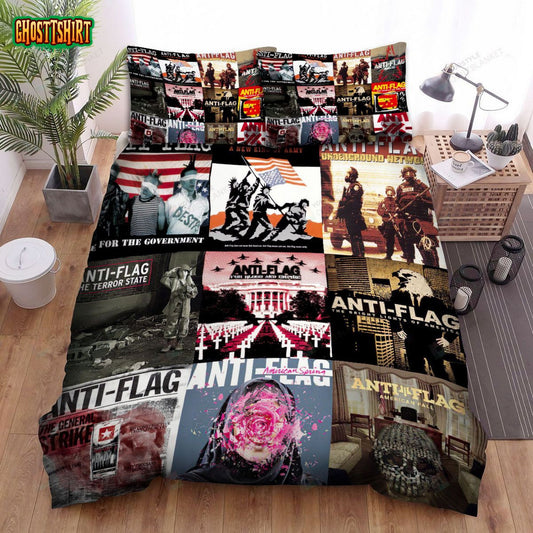 Anti-Flag Album Covers Bed Sheets Spread Comforter Duvet Cover Bedding Set