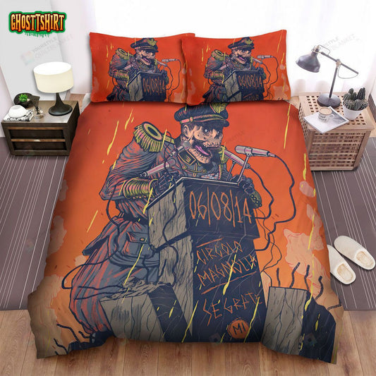 Anti-Flag Poster Art Bed Sheets Spread Comforter Duvet Cover Bedding Set