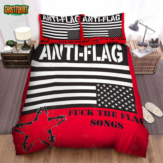 Anti-Flag Songs Bed Sheets Spread Comforter Duvet Cover Bedding Set