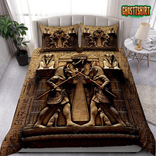 Anubis Ancient Egyptian Bedding Set