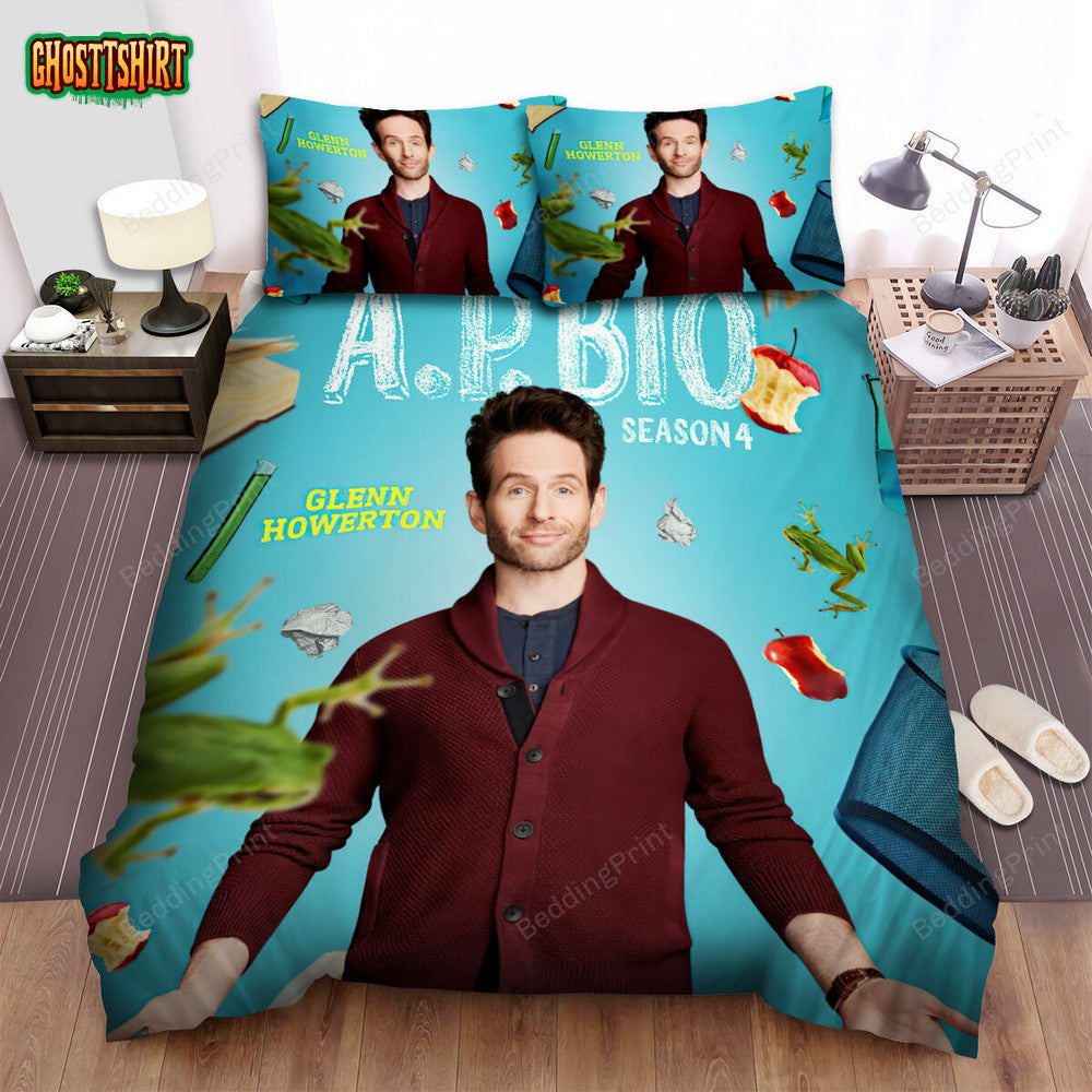 A.P. Bio Glenn Howerton Poster Bed Sheets Duvet Cover Bedding Set