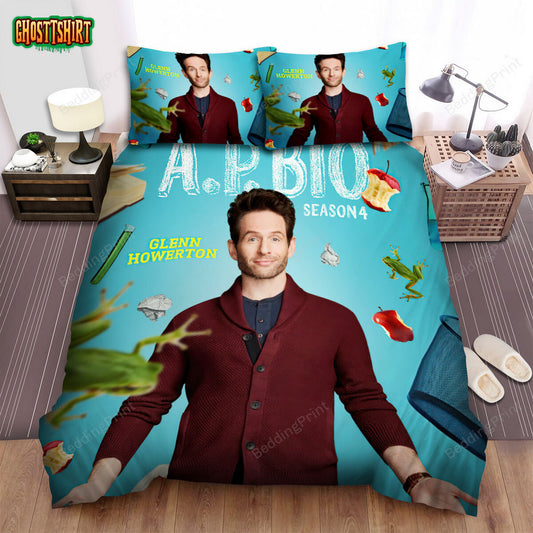 A.P. Bio Glenn Howerton Poster Bed Sheets Duvet Cover Bedding Set