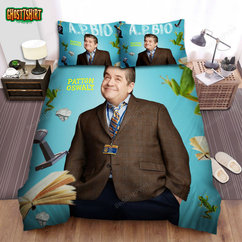 A.P. Bio Patton Oswalt Poster Bed Sheets Duvet Cover Bedding Set