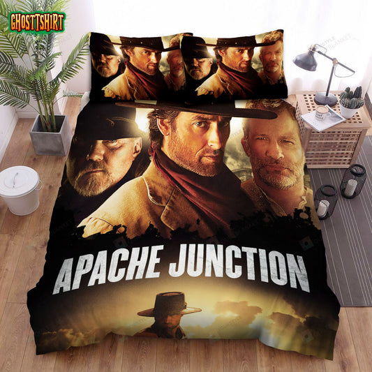 Apache Junction (2021) Poster Movie Poster Bed Sheets Duvet Cover Bedding Set