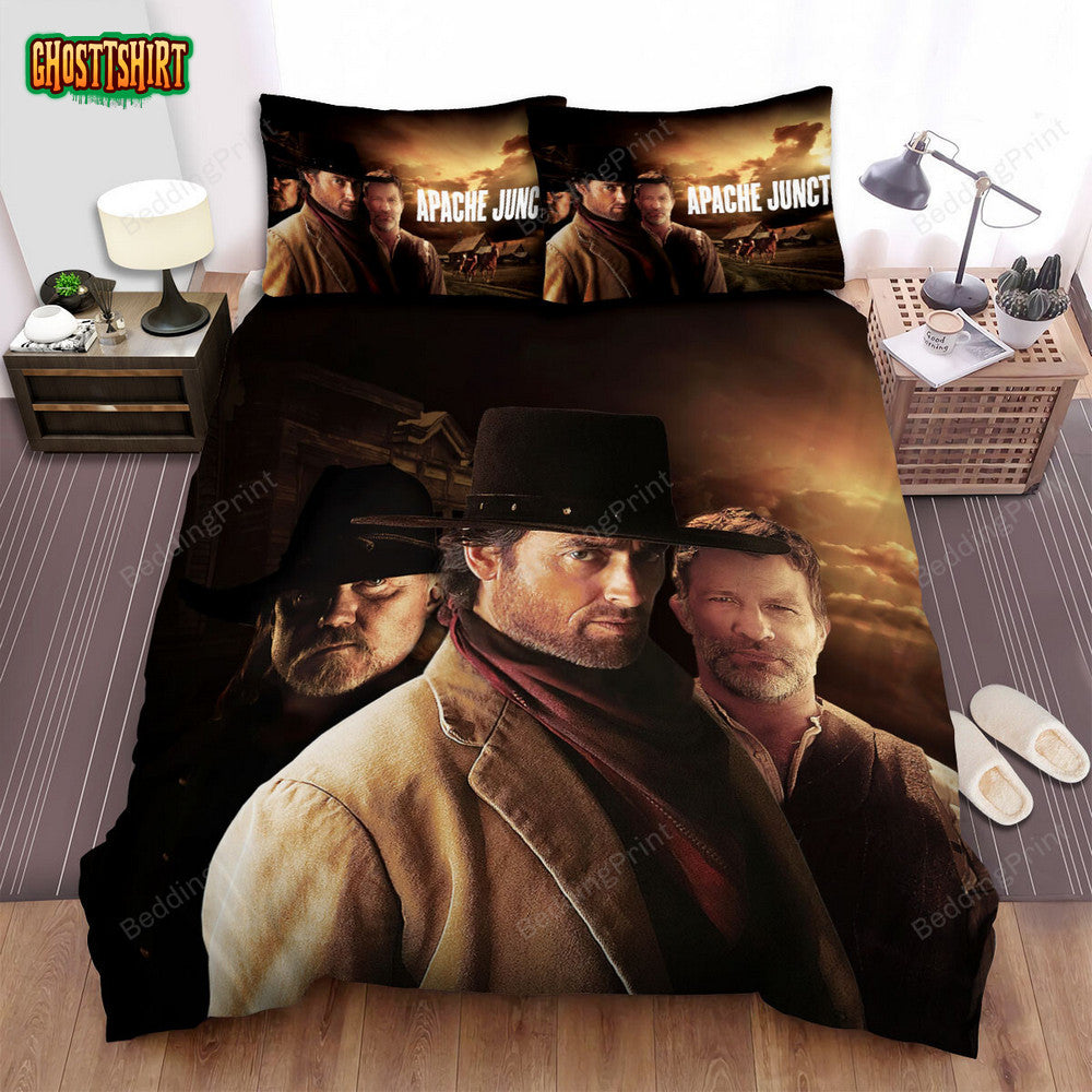 Apache Junction Movie Poster 2 Bed Sheets Duvet Cover Bedding Set