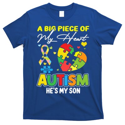 A Piece Of My Heart Has Autism My Son Gift T-Shirt