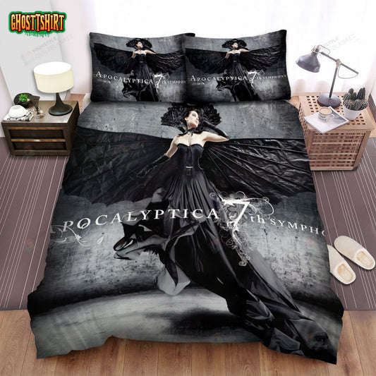 Apocalyptica 7th Symphony Album Cover Bed Sheets Spread Comforter Duvet Cover Bedding Set