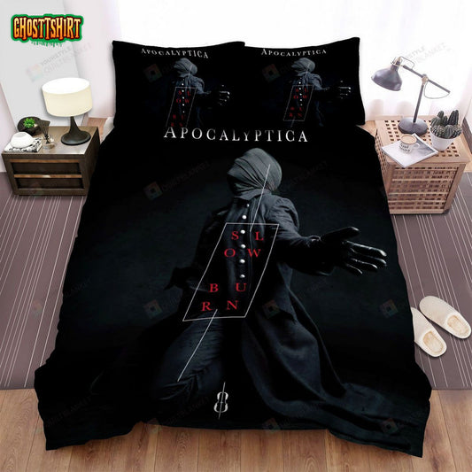 Apocalyptica Slow Burn Album Cover Bed Sheets Spread Comforter Duvet Cover Bedding Set