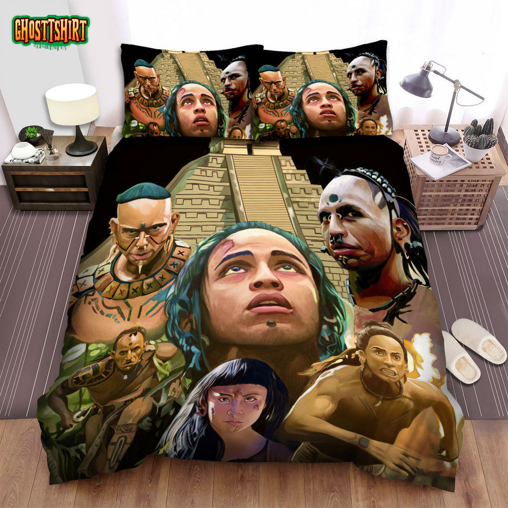 Apocalypto Movie Art 1 Bed Sheets Spread Comforter Duvet Cover Bedding Set