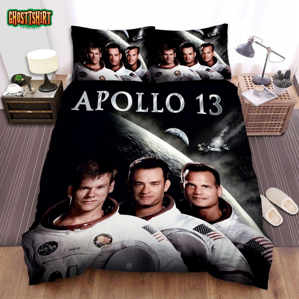 Apollo 13 (I) Movie Poster 5 Bed Sheets Spread Comforter Duvet Cover Bedding Set