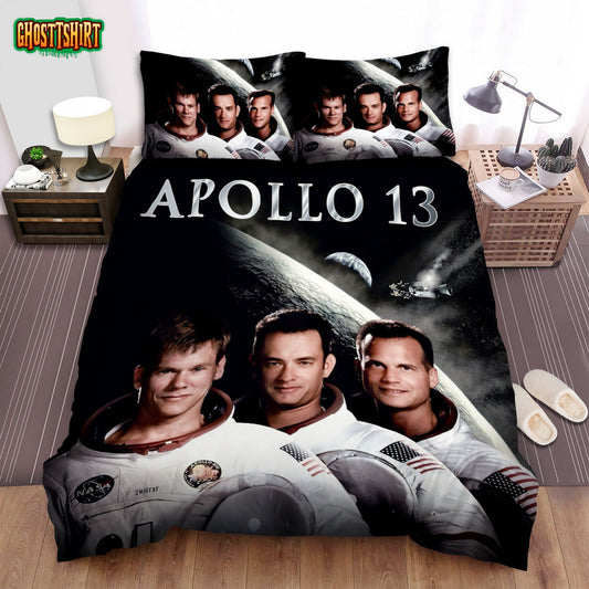 Apollo 13 (I) Movie Poster 5 Bed Sheets Spread Comforter Duvet Cover Bedding Set