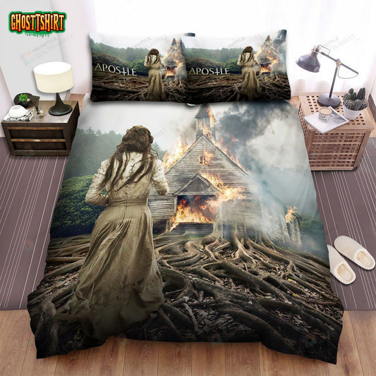 Apostle (2018) Movie Poster Theme Bed Sheets Spread Comforter Duvet Cover Bedding Set