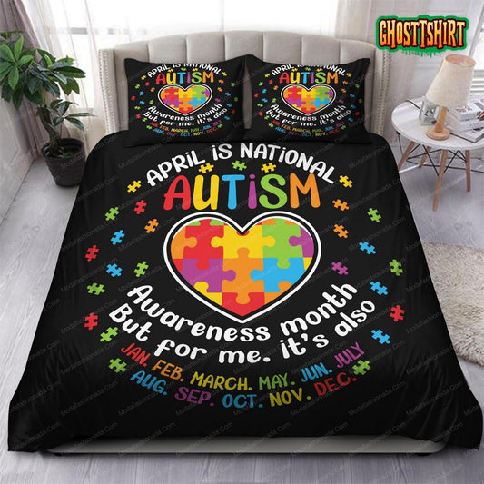 April Is National Autism Awareness Month Bedding Set