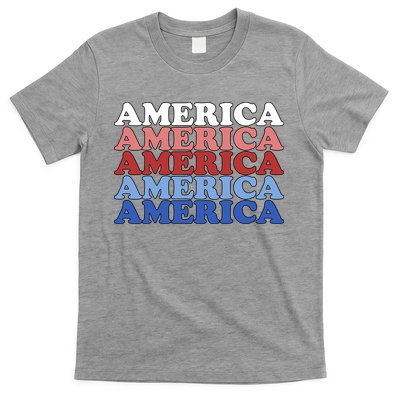 America Retro 4th Of July T-Shirt