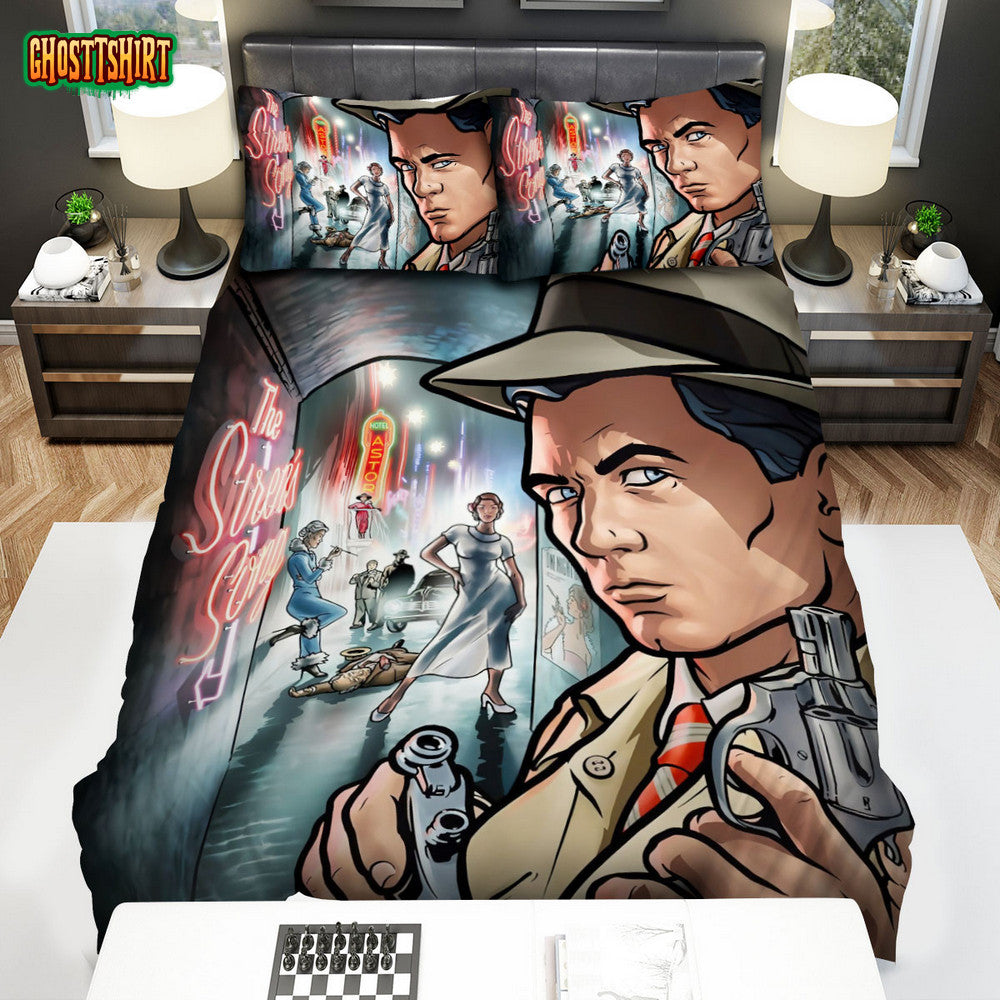 Archer (2009) Movie Dreamland Artwork Bed Sheets Duvet Cover Bedding Set