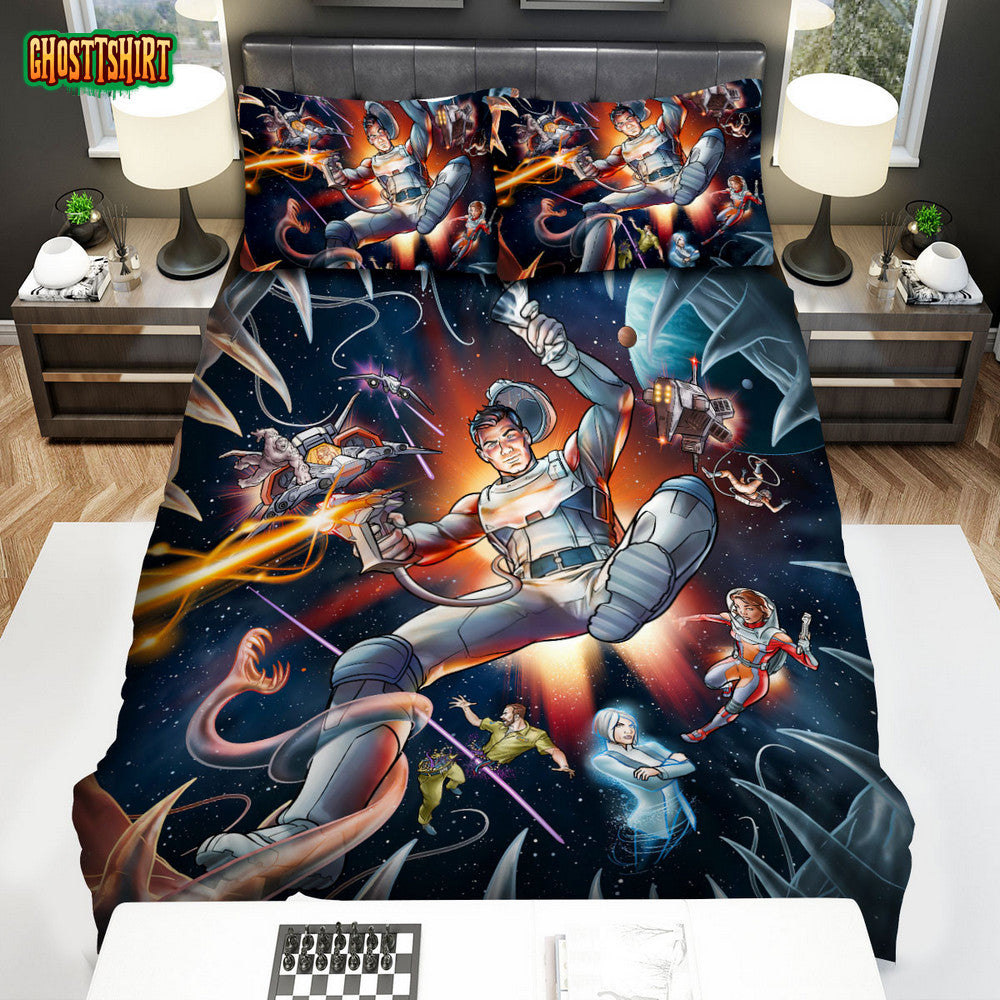 Archer (2009) Movie Man In Space Bed Sheets Duvet Cover Bedding Set