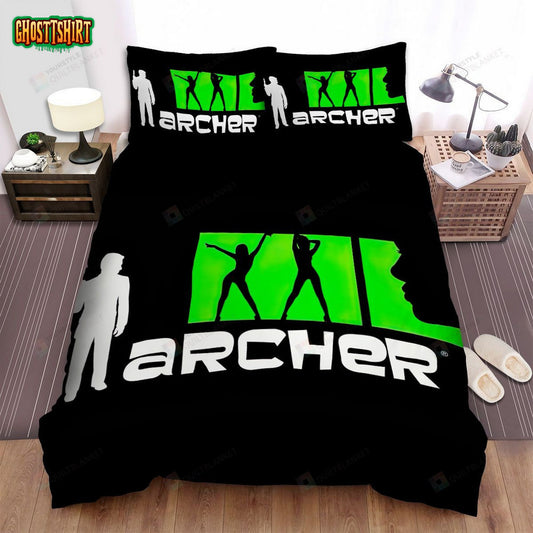 Archer Characters Intro Bed Sheets Spread Duvet Cover Bedding Set