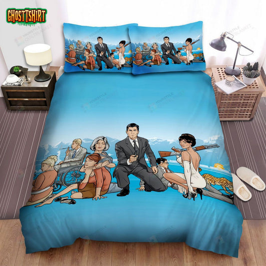 Archer Specials Season Poster Bed Sheets Spread Duvet Cover Bedding Set