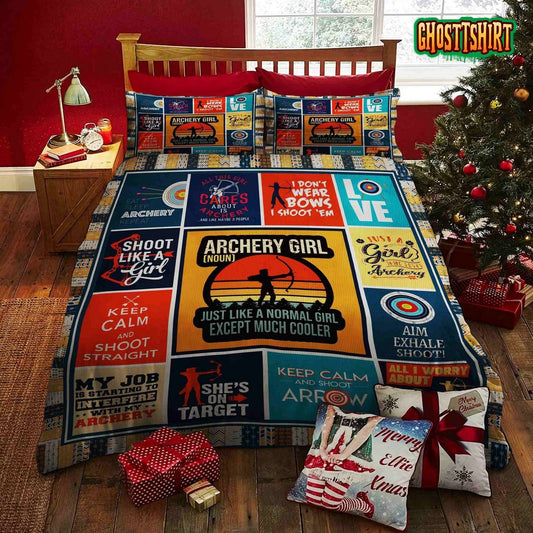 Archery Girl Bed Sheets Duvet Cover Bedding Set