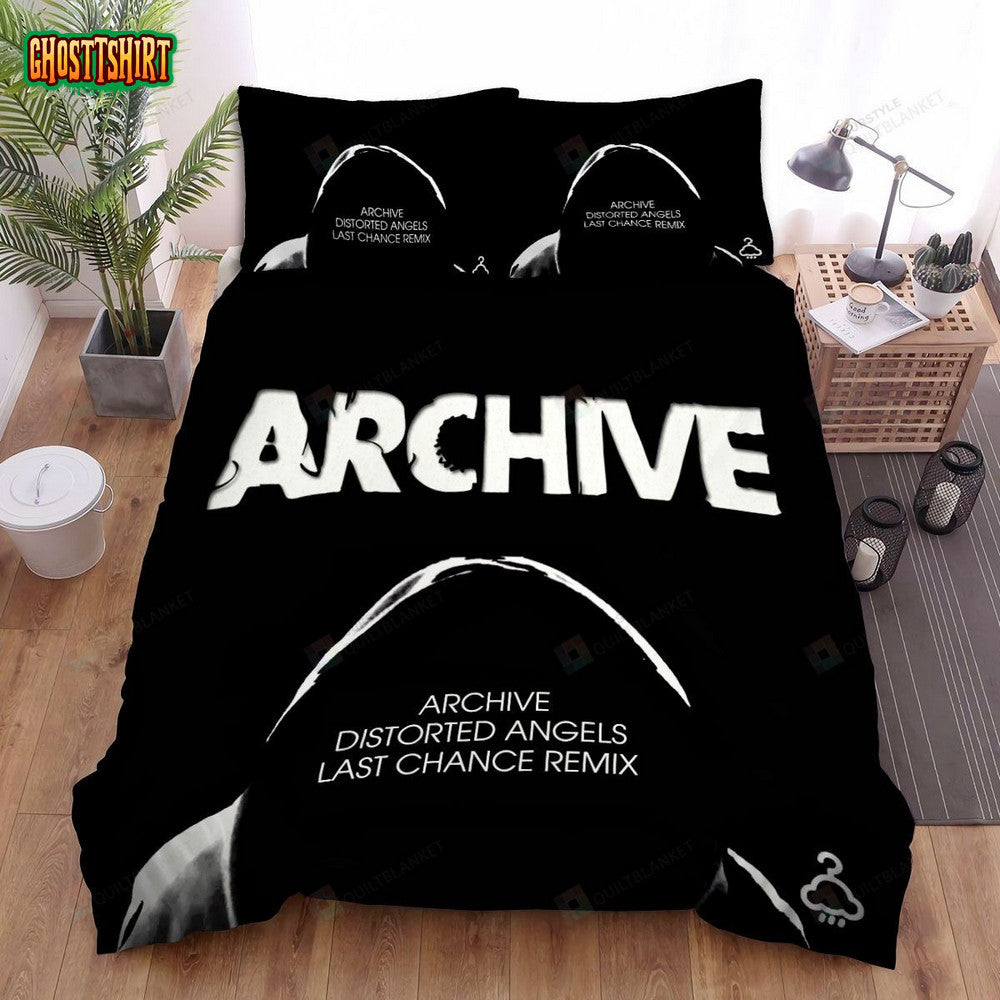 Archive Band, Distorted Angels Remix Bed Sheets Spread Duvet Cover Bedding Set