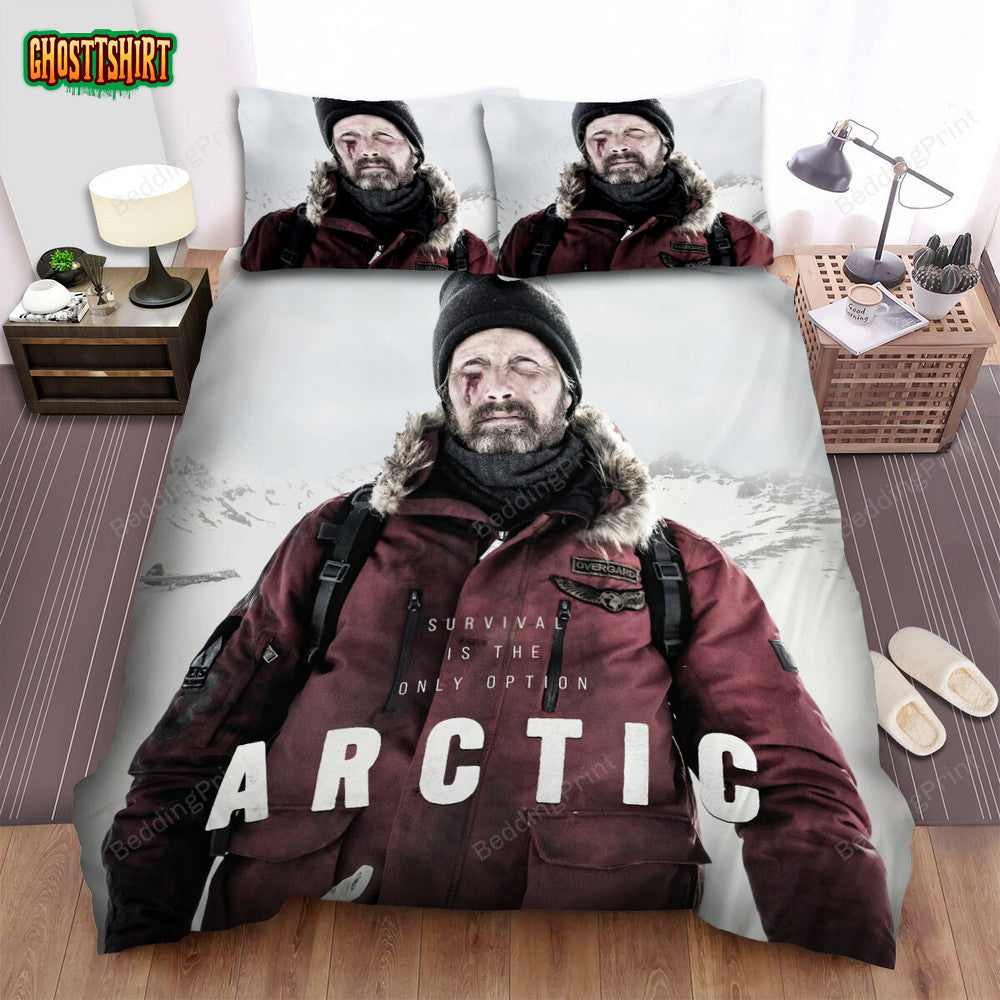 Arctic Mads Mikkelsen Poster Bed Sheets Duvet Cover Bedding Set