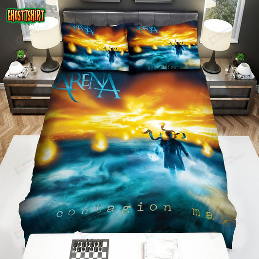 Arena Band Contagion Max Album Cover Bed Sheets Spread Comforter Duvet Cover Bedding Set
