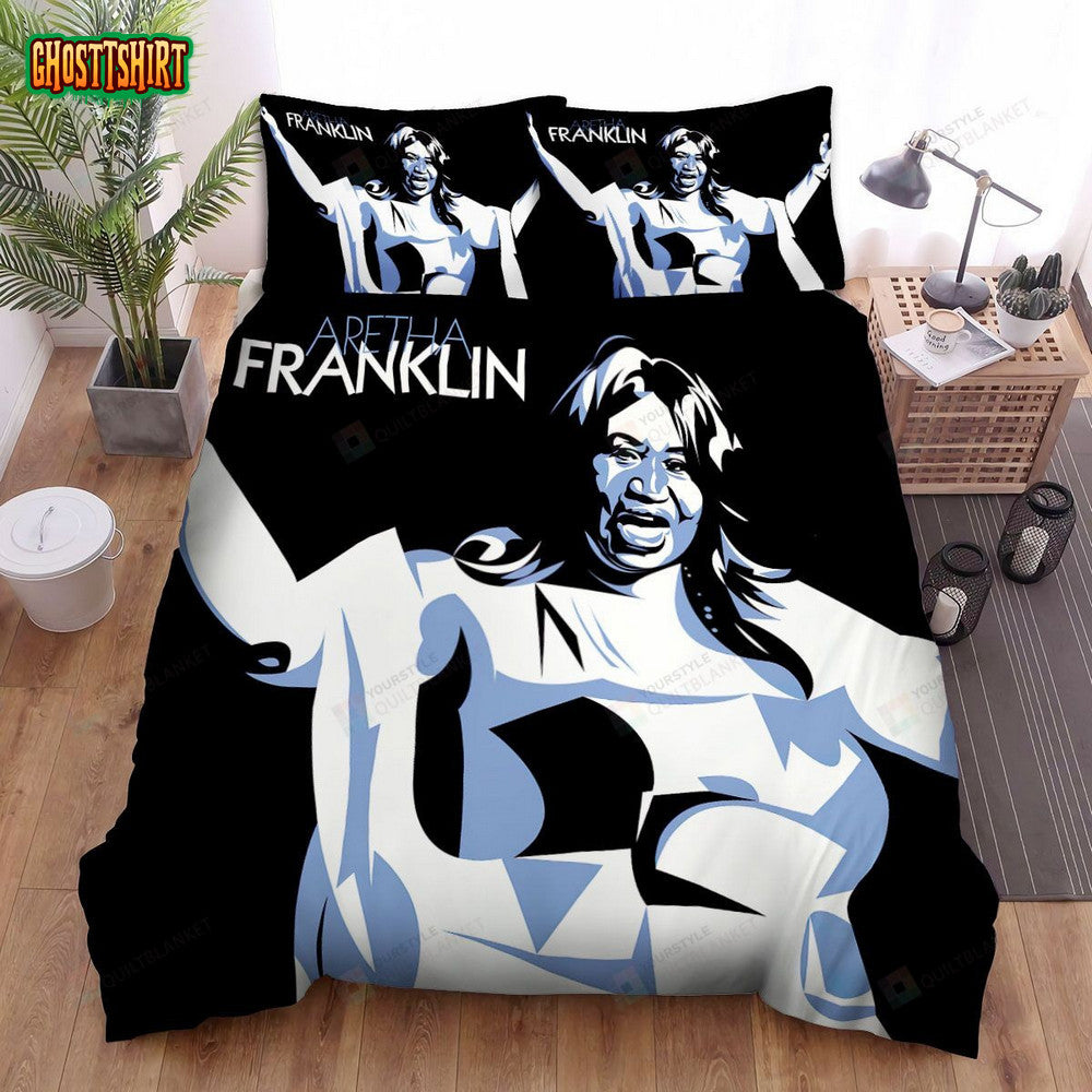 Aretha Franklin Poster Bed Sheets Spread Comforter Duvet Cover Bedding Set