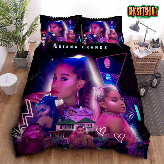 Ariana Grande 7 Rings Bed Sheets Duvet Cover Bedding Set