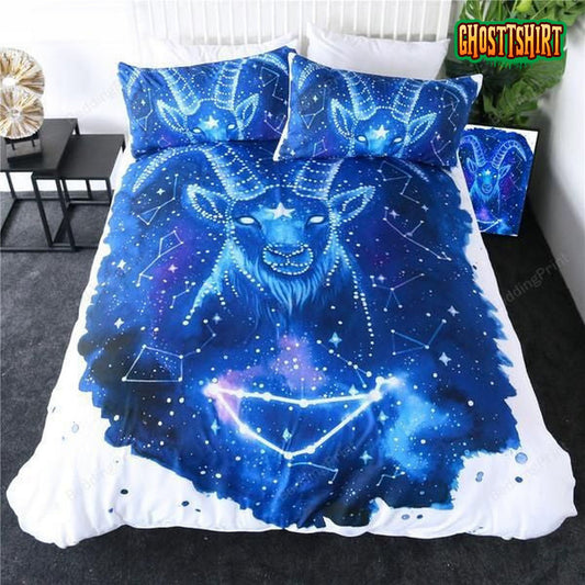 Aries Zodiac Bed Sheets Duvet Cover Bedding Set
