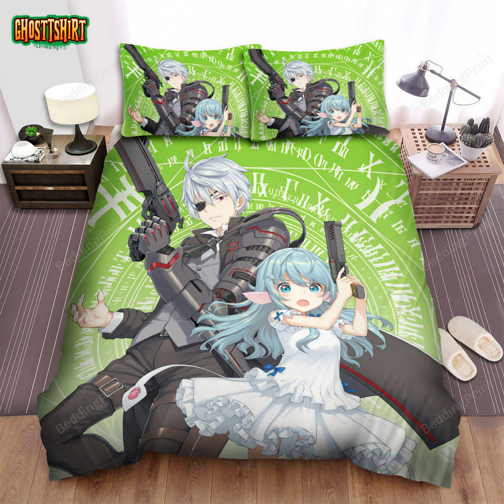 Arifureta Hajime & Remia Poster Bed Sheets Spread Duvet Cover Bedding Set