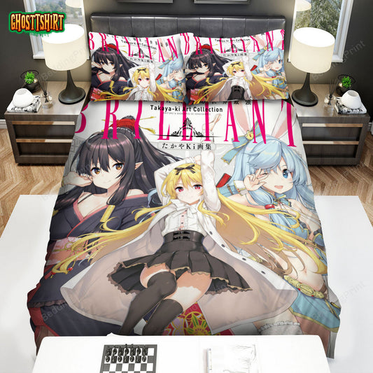 Arifureta The Girls In Sexy Lingerie Poster Bed Sheets Spread Duvet Cover Bedding Set