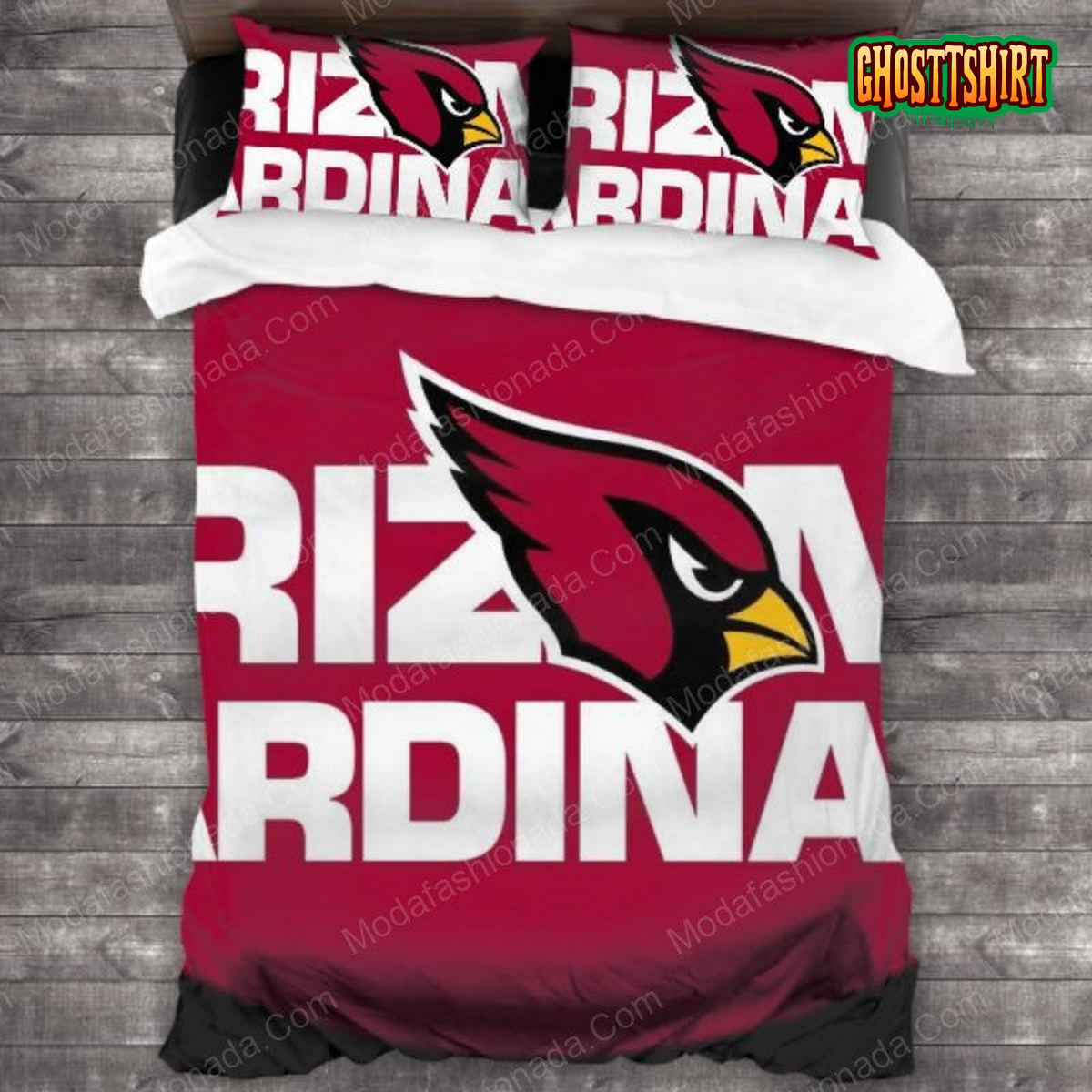 Arizona Cardinals Logo Football Sport 3 Bedding Set