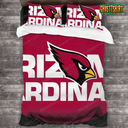 Arizona Cardinals Logo Football Sport 3 Bedding Set