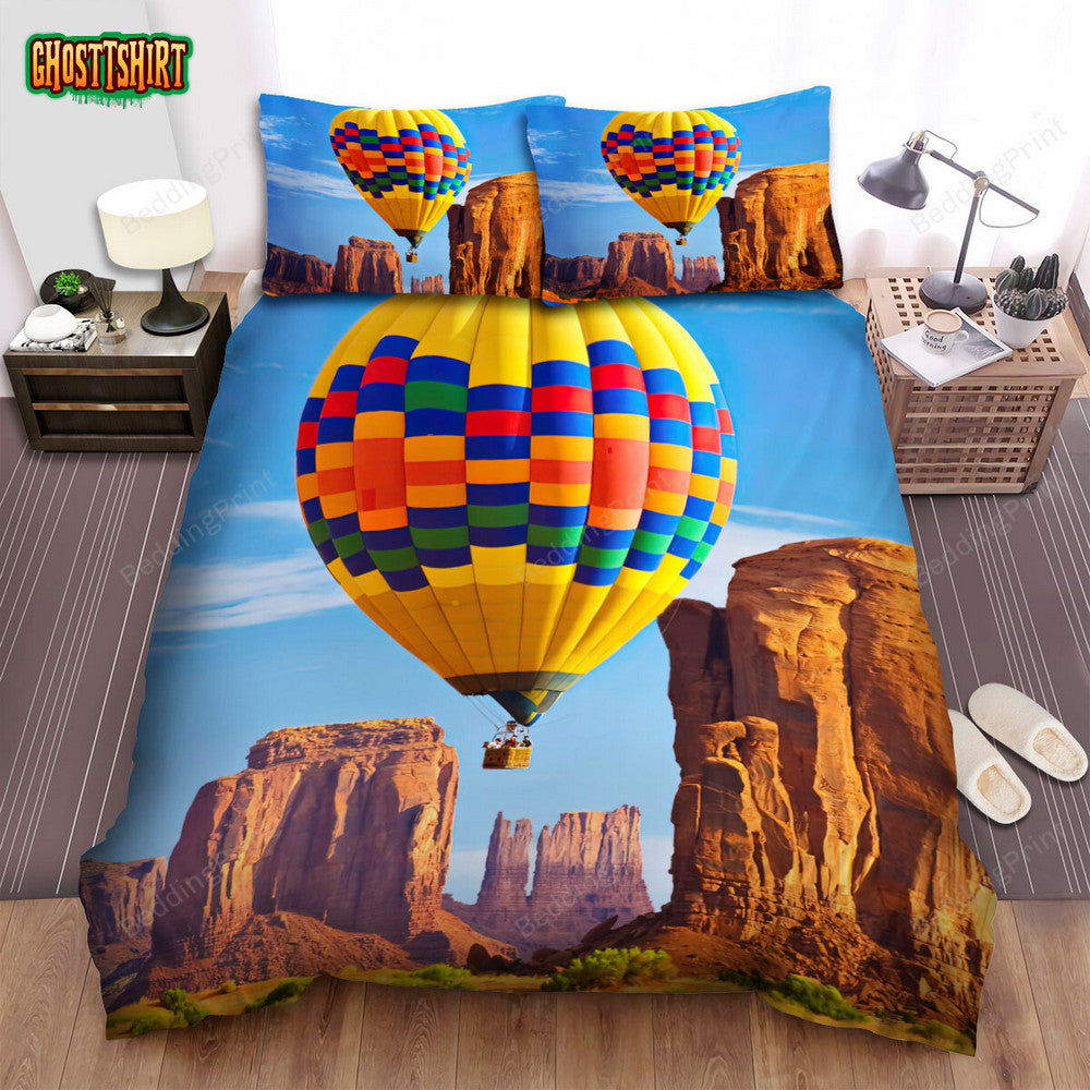 Arizona Travel Hot Air Balloon Bed Sheets Duvet Cover Bedding Set
