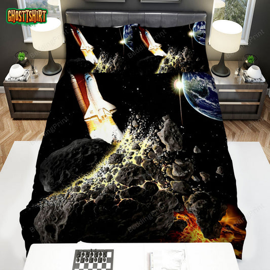 Armageddon Movie Poster 4 Bed Sheets Duvet Cover Bedding Set