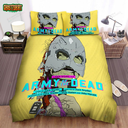Army Of The Dead Movie Poster 3 Bed Sheets Spread Comforter Duvet Cover Bedding Set