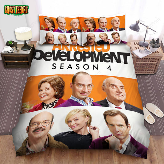 Arrested Development (2003–2019) Season Four Movie Poster Bed Sheets Duvet Cover Bedding Set