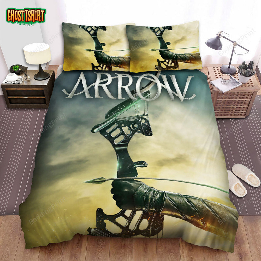 Arrow (2012–2020) Movie Poster 2 Bed Sheets Duvet Cover Bedding Set