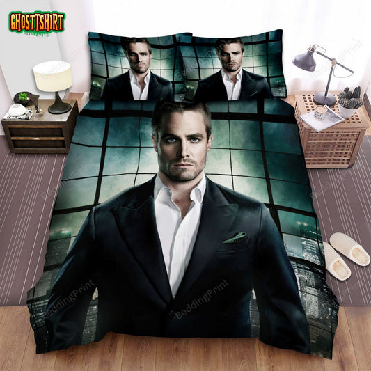 Arrow (2012–2020) Movie Poster 4 Bed Sheets Duvet Cover Bedding Set