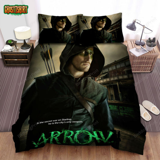Arrow (2012–2020) Movie Poster 6 Bed Sheets Duvet Cover Bedding Set