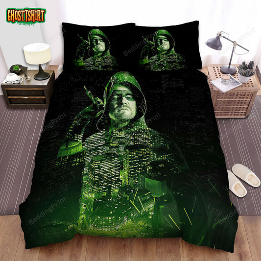 Arrow (2012–2020) Movie Poster Artwork 5 Bed Sheets Duvet Cover Bedding Set