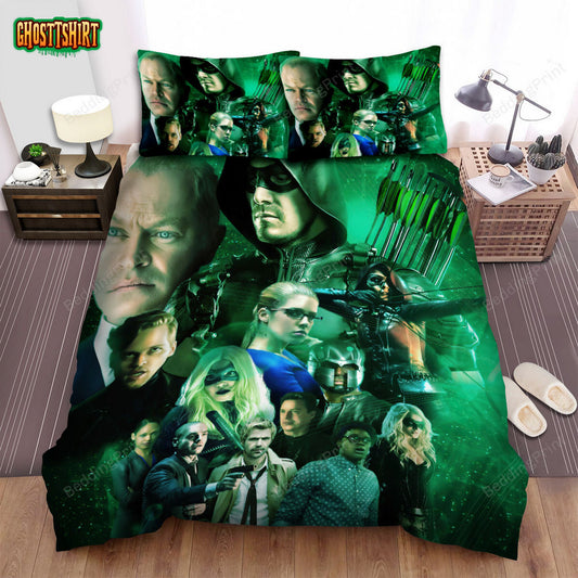 Arrow (2012–2020) Movie Poster Artwork Bed Sheets Duvet Cover Bedding Set