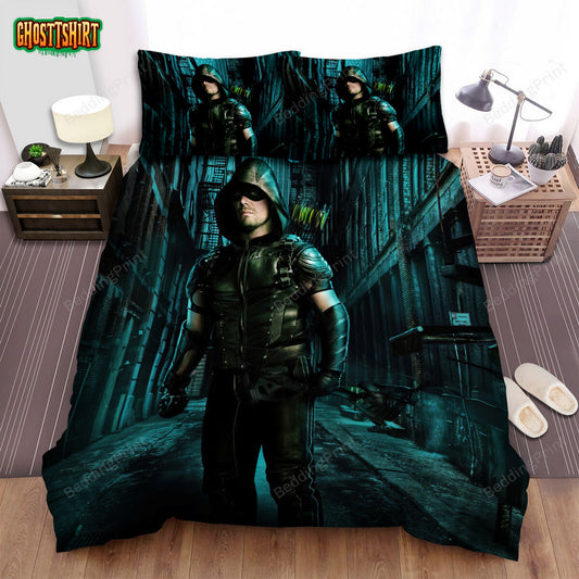 Arrow (2012–2020) Movie Poster Fanart 3 Bed Sheets Duvet Cover Bedding Set
