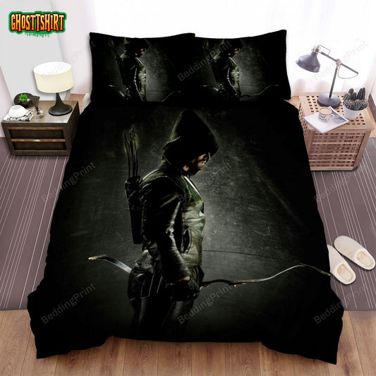 Arrow (2012–2020) Movie Poster Theme 3 Bed Sheets Duvet Cover Bedding Set