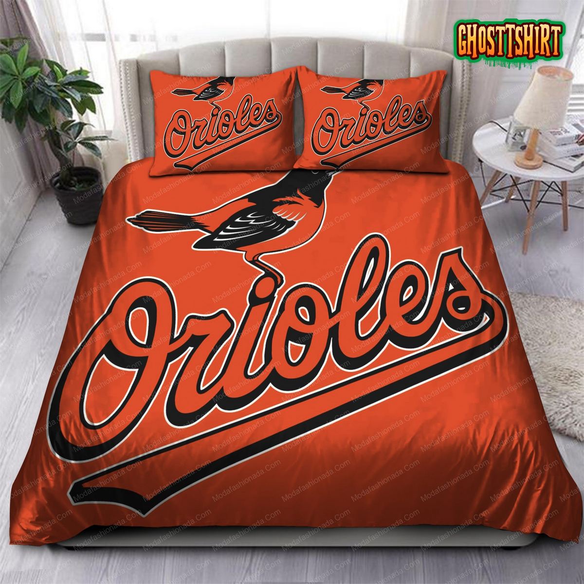Art Baltimore Orioles Animal 57 Bedding Set