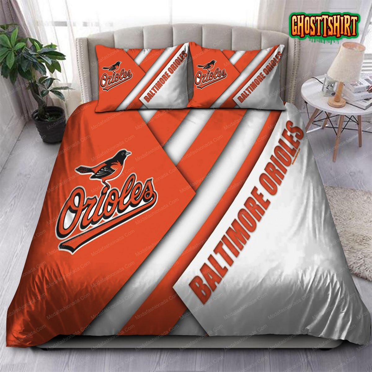 Art Baltimore Orioles Animal 58 Bedding Set