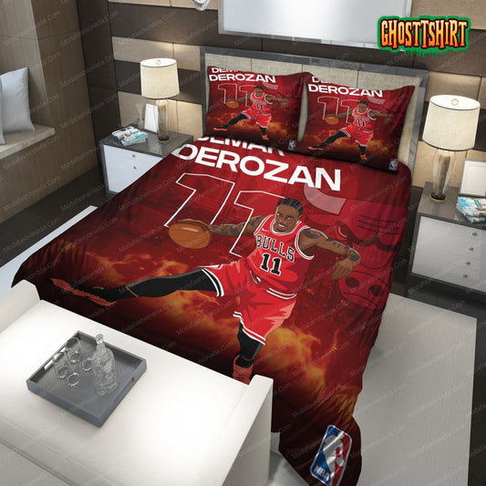 Art Demar Derozan Chicago Bulls NBA 210 Bedding Set